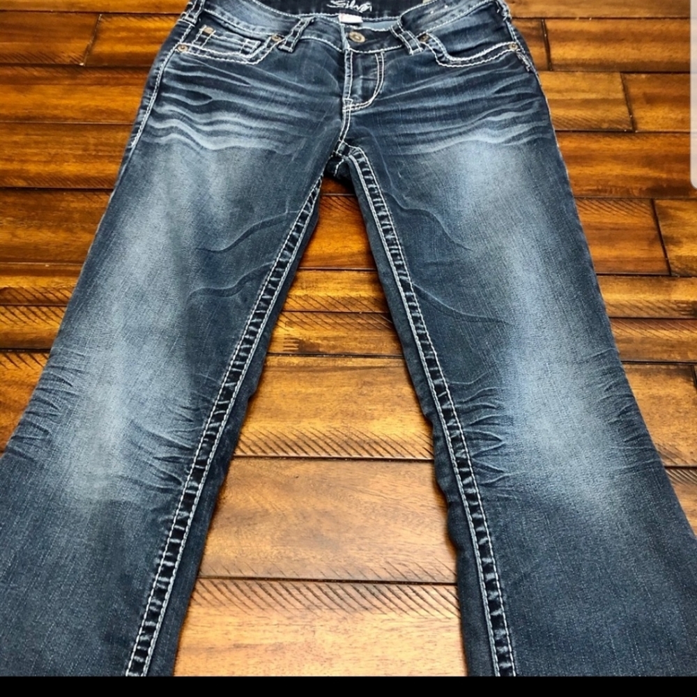 Silver Suki Bootcut Jeans 27